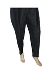 Black Cotton Full Embroided Trouser