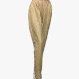 Skin Colour Cotton Embroidered Trouser/Pants