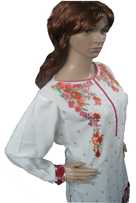 Embroidered Multi-Color Kurti