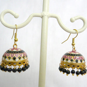 Jaipori meenakari jhumki
